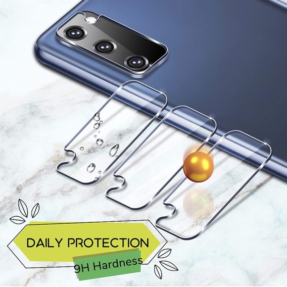 UniqueMe 3 Pack Camera Lens Protector Compatible For
Galaxy S20 FE / l5G / 4G - Picture 2 of 6